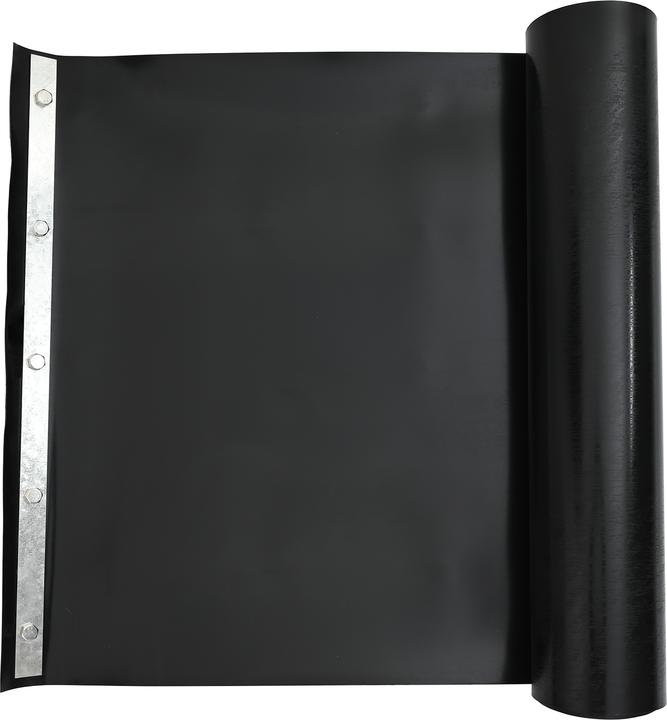 Produktbild VidaXL Wurzelsperre mit Verbindungsschienen Schwarz 0,7x5 m 1,5 mm HDPE