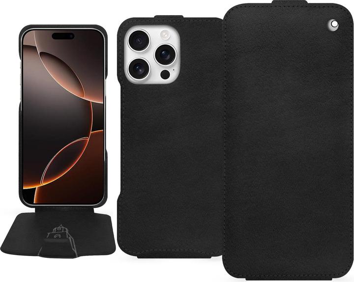 Actual product image Noreve Vertical leather shell (Apple iPhone 16 Pro)