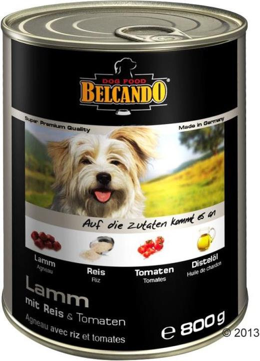 Produktbild Belcando Super Premium Lamm mit Reis & Tomate (Adult, 12 Stk., 800 g)