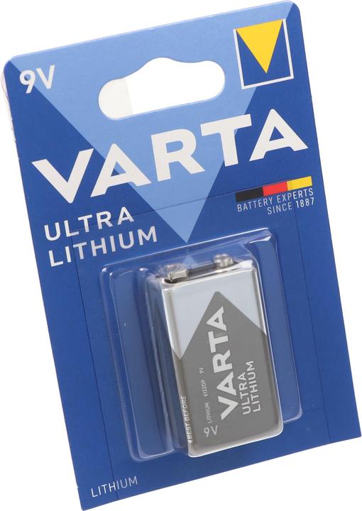 Produktbild Varta Batterie 9 Volt, U9VL, 6AM6, 6122 E-Block (1 Stk., 9V Block, 1200 mAh)