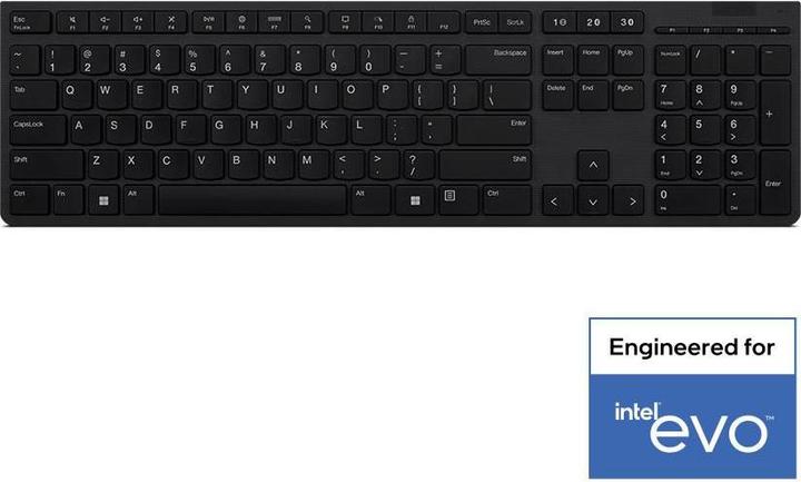 Actual product image Lenovo Professional - Keyboard - Bluetooth, 2.4 GHz (US, Wireless)