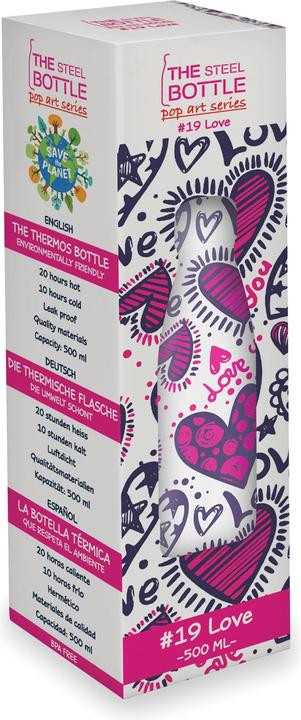 Immagine prodotto The Steel Bottle - Pop Art Series 500 ml - Love (0.50 l)