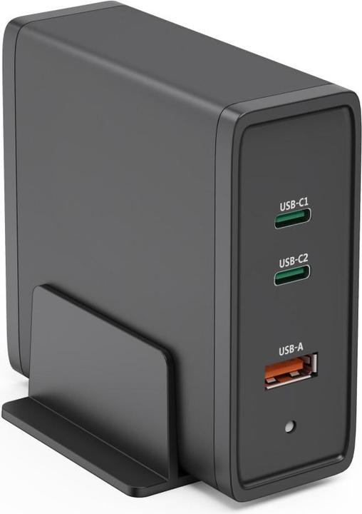 Produktbild Hama Universal-USB-C-Ladestation, GaN, 3 Ports, Power Delivery (PD), 5-28V/140W (140 W)