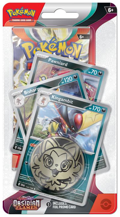 Actual product image Pokémon JCC - Écarlate et Violet - Pack d'accès Premium Blister Flammes Obsidiennes Courrousinge ou (English, Blister pack)