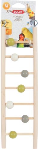 Actual product image Zolux Ladder Hout 7 Treden Met Kralen