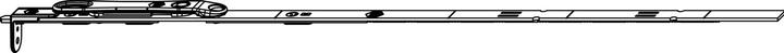 Maco MM fixed fixed sash gearbox iS, Euronut, FFH 431-660 mm (203482)