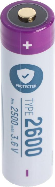 Actual product image Ansmann 18650 battery, protected battery by safety circuitry (1 pcs., 18650, 2600 mAh)