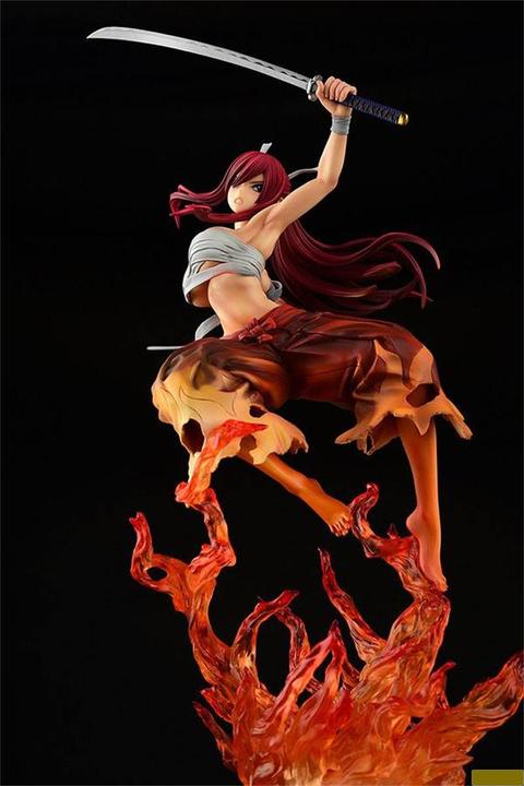 Actual product image Orca Fairy Tail statuette 1/6 Erza Scarlet Samurai Ver. Kurenai 43 cm