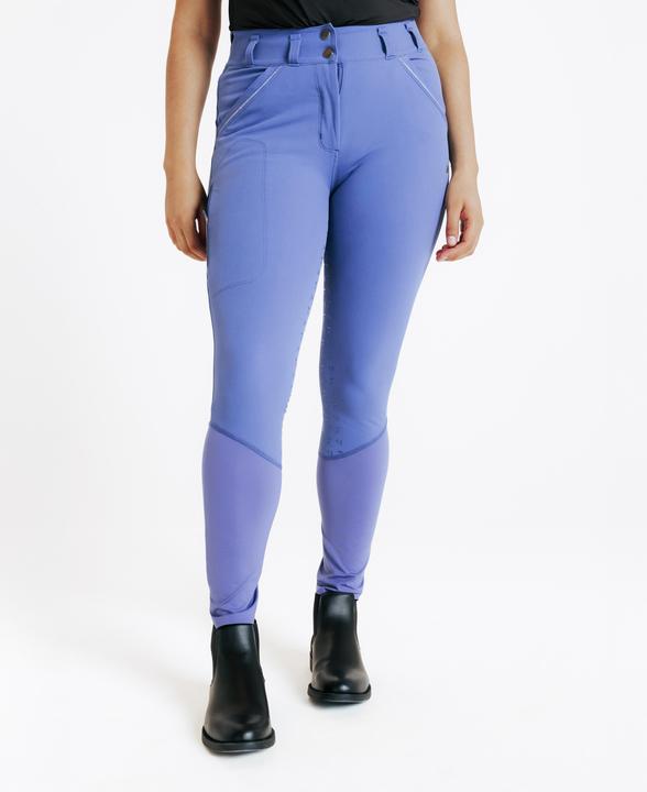 Fouganza Reithose 900 Full Grip Damen blau (S)