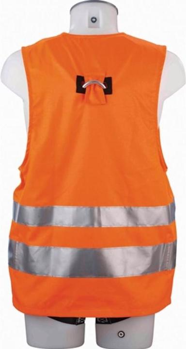 Actual product image MAS High visibility waistcoat MAS40 Quick EN361 EN20471 2-point, waistcoat orange for size 44-54 (44, 45, 46, 47, 48, 49, 50, 51, 52, 53, 54)