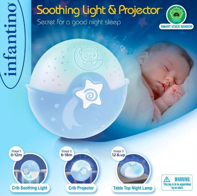 B-Kids Infantino Proiettore 2in1 blu