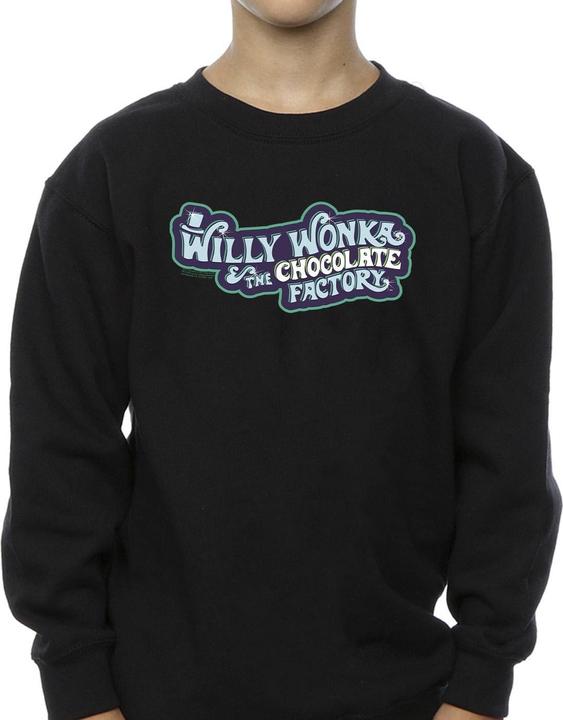 Produktbild Willy Wonka & the Chocolate Factory Chocolate Factory Logo Sweatshirt Jungen (128)