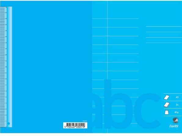 Immagine prodotto Bantex Quaderno per la scrittura, a5, 13 righe (14,5 mm), blu, 25 pezzi.