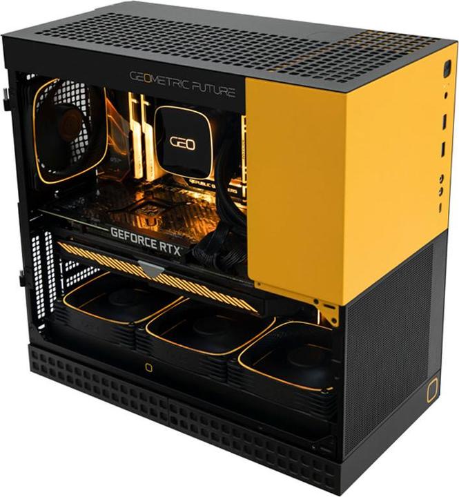 Immagine prodotto Geometric Future Custodia King Arthur Midi-Tower - nero (Mini-ITX, ATX, Mini-ATX)