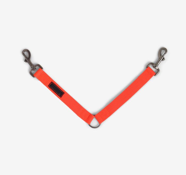 Image du produit Solognac Laisse de couplage deux chiens orange Ecodesign (Taille unique, Chien)