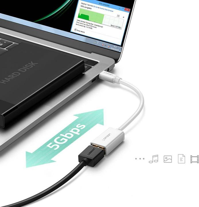 Actual product image Ugreen USB-C to USB 3.0 Adapter Converter (USB Type C, USB-A)