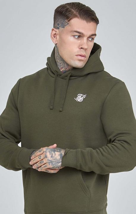 Actual product image Siksilk Hoodie Khaki Essential Overhead Hoodie (XS)