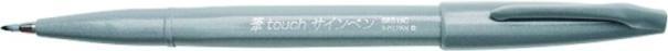 Actual product image Pentel Brush Pen Sign Pen Brush (Grey, 1 x)