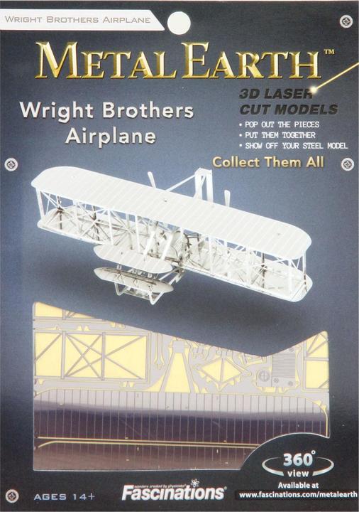 Produktbild Metal Earth Metall-Erde Wright Brothers Flugzeug