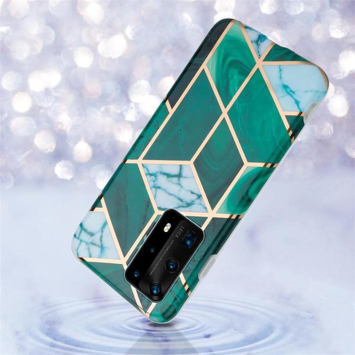 Actual product image Cadorabo IMD TPU Colorful Marble Cover (Huawei P40)