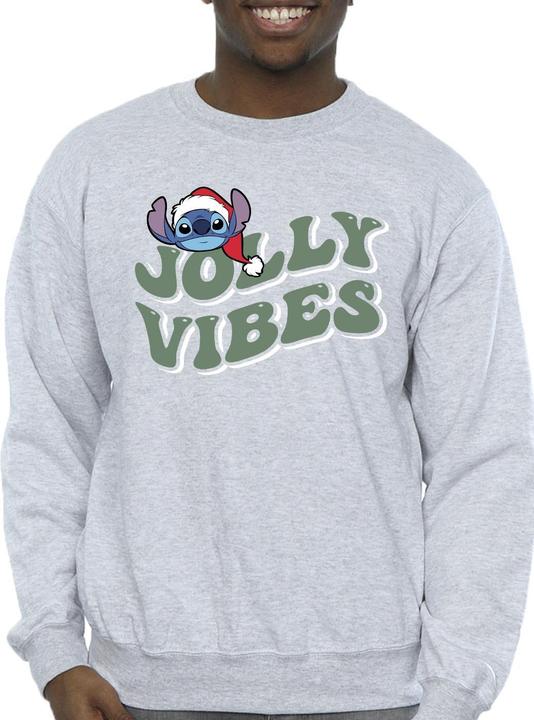 Actual product image Disney Mens Lilo & Stitch Jolly Chilling Vibes Sweatshirt (3XL)