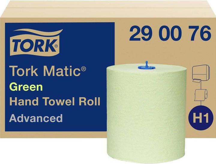 Produktbild Tork Recycling Rollenhandtuch Advanced Hybrid 2-lagig grün (150m) (6 x)