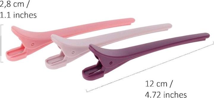 Produktbild Parsa Beauty Parsa Frisier-Haarclips, lila-pink-rosa (3 Stk.)