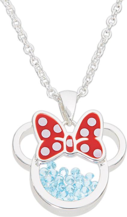 NoName MINNIE - Collier Anniversaire en Laiton Plaqué Argent - Mars (Sterling Silber)