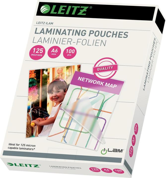 Actual product image Leitz Laminating foil pouch (A6, 100 Piece, 125 µm)