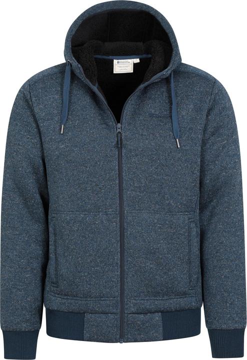 Actual product image Mountain Warehouse Mens Nevis II Faux Fur Hoodie (XXS)