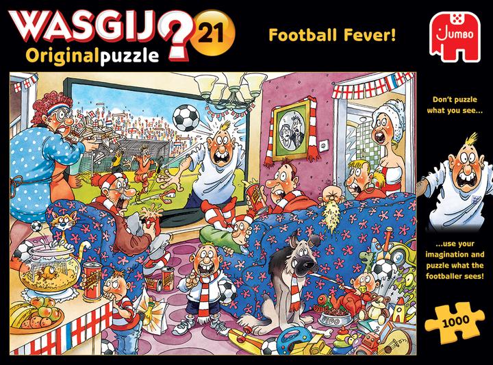 Actual product image Jumbo Puzzle Wasgij Original 21 Footba (1000 pieces)