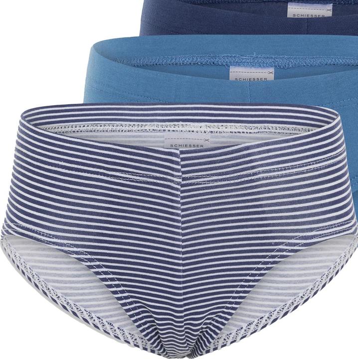 Immagine prodotto Schiesser 3 confezioni di slip / mutande in cotone biologico 95/5 (92, confezione da 3)