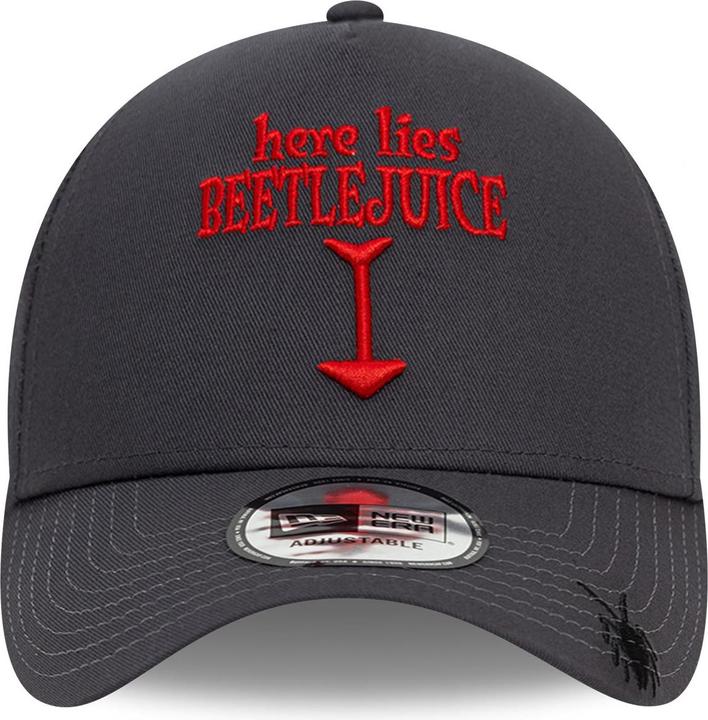 Produktbild New Era A-Frame Snapback Cap - HERE Beetlejuice charcoal (One Size)