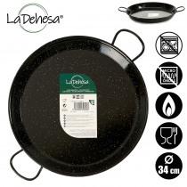 Immagine prodotto La Dehesa padella per paella smaltata 34 cm 6 porzioni (Padella per paella, Smalto, Acciaio)