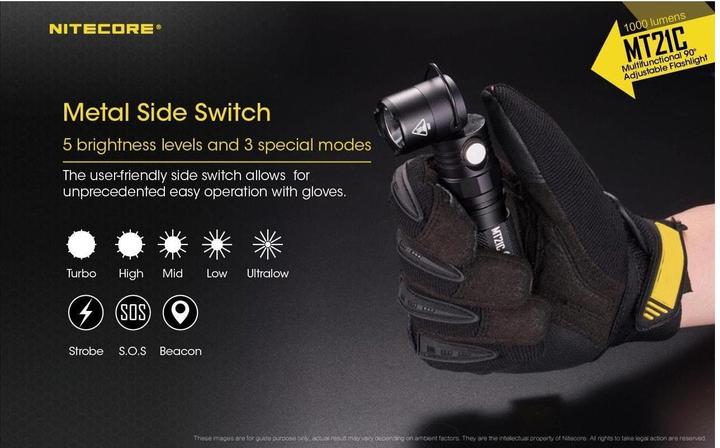 Produktbild Nitecore Mt21c (13.10 cm, 1000 lm)