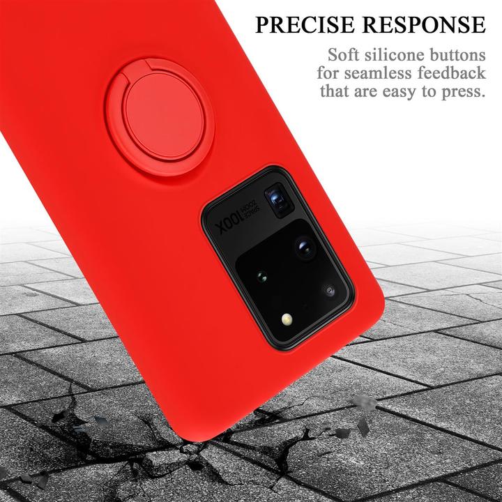 Actual product image Cadorabo TPU Liquid Ring Silicone Case Cover (Samsung Galaxy S20 Ultra)