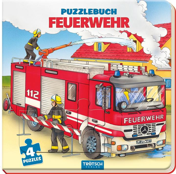 Produktbild Puzzlebuch Feuerwehr (10 Teile)