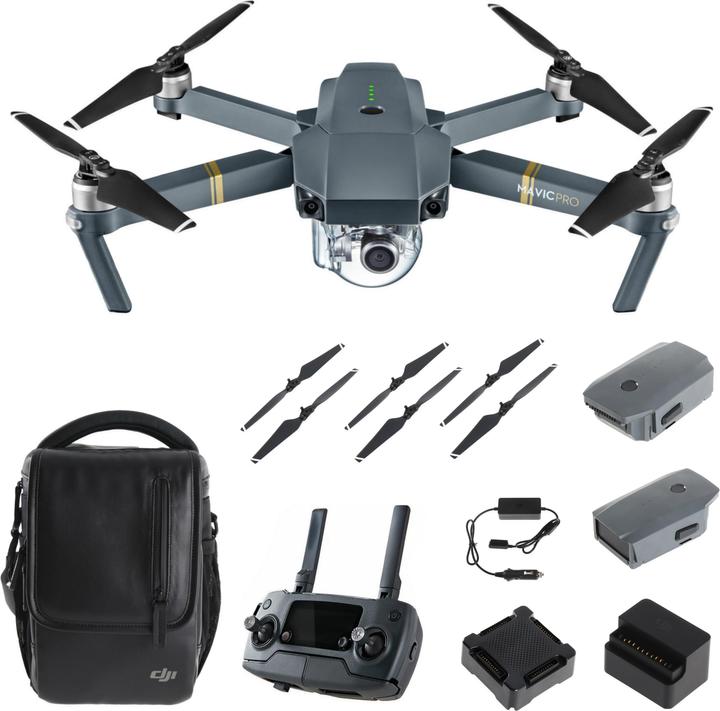 DJI Mavic Pro Fly More Bundle (743 g, 12 Mpx)