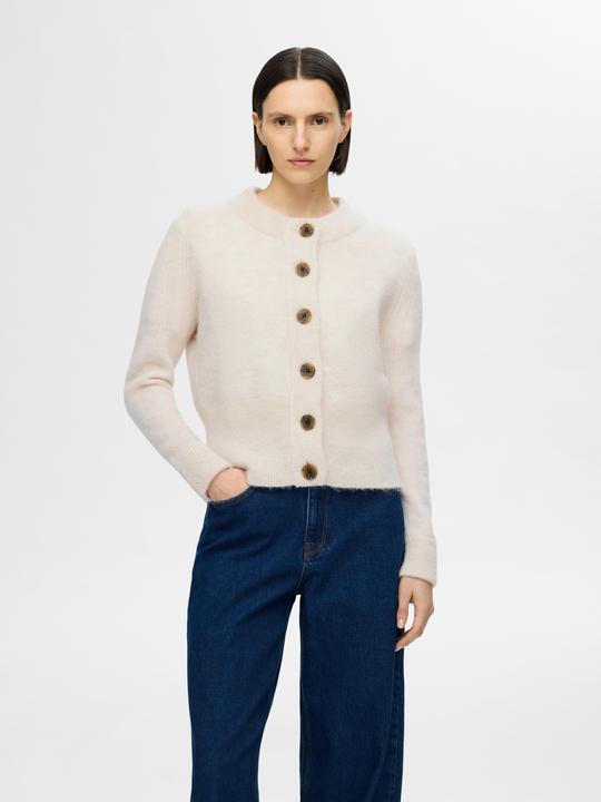 Actual product image Selected Femme Slfsia Ras Ls Knit Cardigan Noos (S)