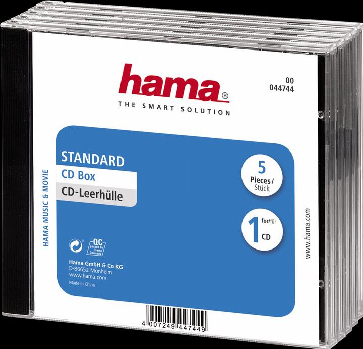 Hama 1x5 CD box jewel case