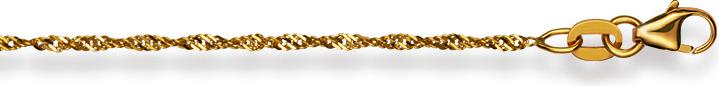 Produktbild Natsumi Schmuck Halskette Gelbgold 18K/750 Singapur 1.6mm (750/18 K Gelbgold, 42 cm)