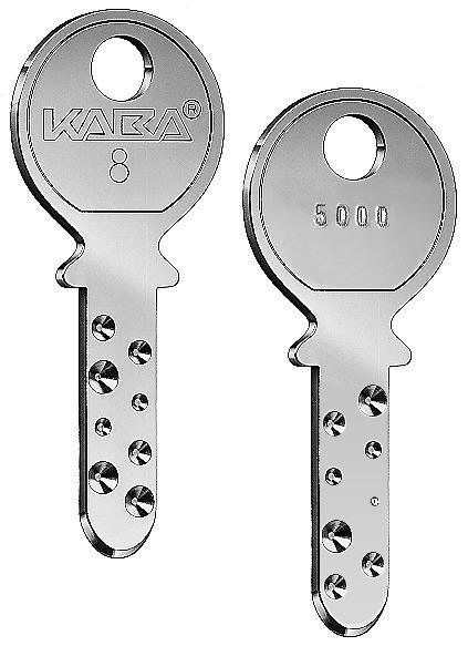 Image du produit Kaba DUPLIKAT Clé cylindrique 8 5000