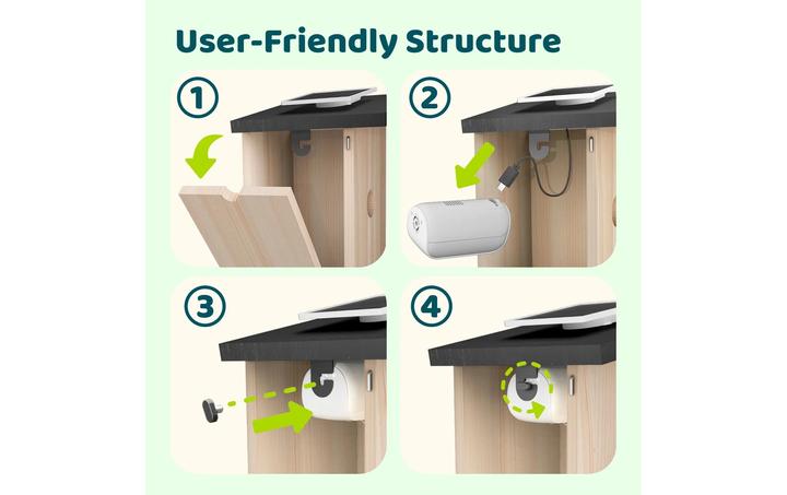 Actual product image Netvue Vogelhaus Nistkasten mit Kamera und Solar