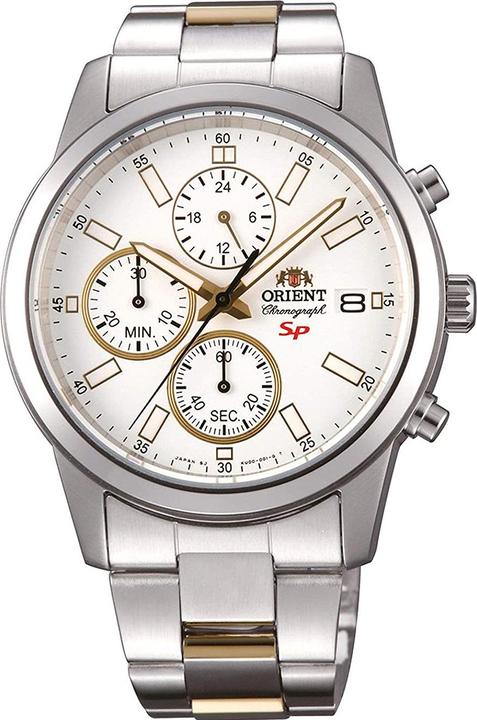 Actual product image Orient FKU00001W0 Chronograph Men 42mm 5ATM (Chronograph, 42 mm)