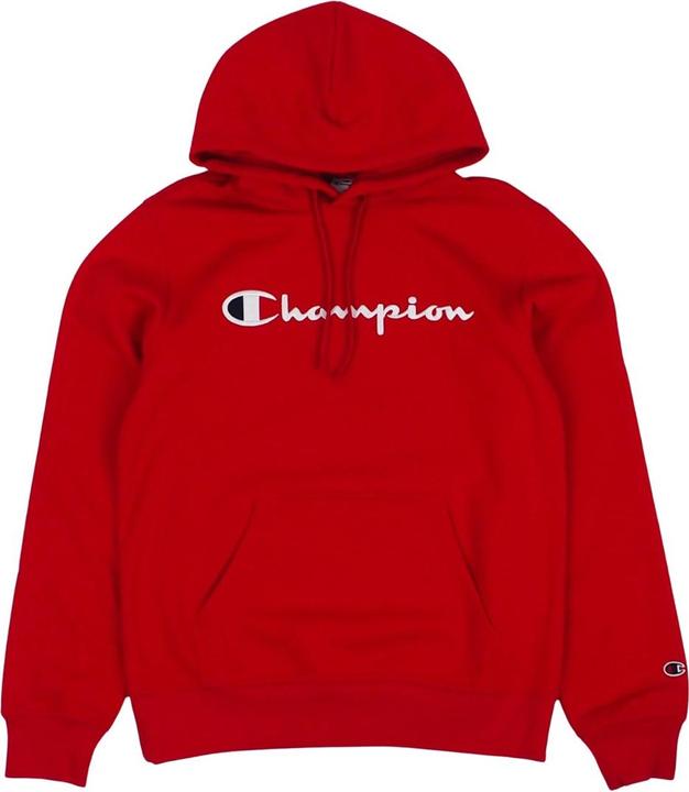 Champion Bluza męska Hooded czerwona 220253 RS054 XL (XL)