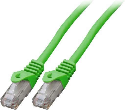 EFB Elektronik Fabrikant: RJ45 patchkabel U/UTP, Cat.6, LSZH, CCA, 0,25m, groen De (U/UTP, CAT6, 0.25 m)