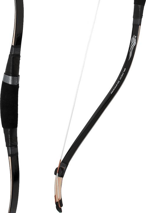 Actual product image Freddie Archery Traditional Black Shadow 53" 45 lbs Carbon RH-LH String Incl.