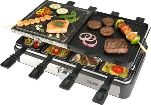 Bourgini Gourmette/Raclette/ Steengrill Plus - 8 personen