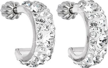 Actual product image Evolution Group The crescent earrings 31118.1 crystal (L)