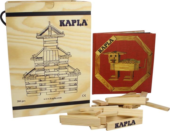 Image du produit Kapla Caisse en bois de 280 pièces.